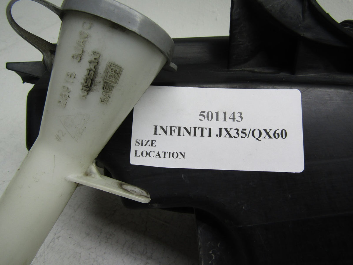 2020 Infiniti QX60 windshield wiper washer fluid reservoir tank bottle pump oem
