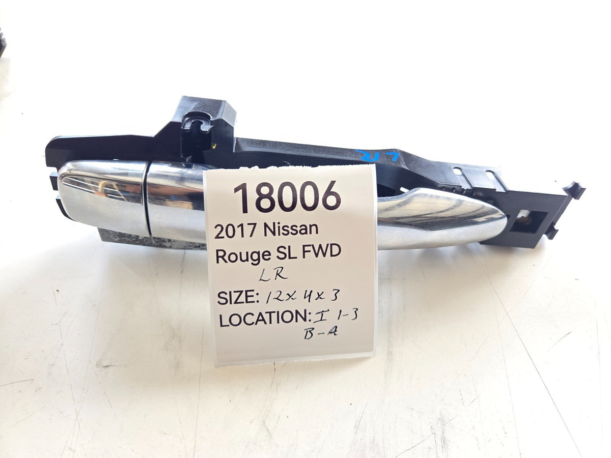 2020 Nissan Murano left driver rear back door outer exterior handle bracket OEM