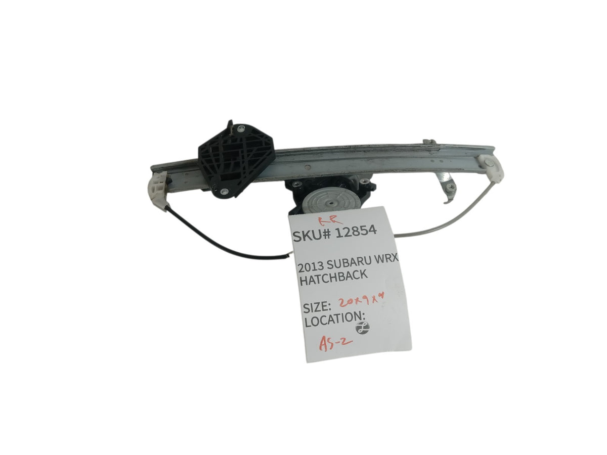 2011-2014 Subaru Impreza Right Rear Window Regulator W/ Motor OEM 12854