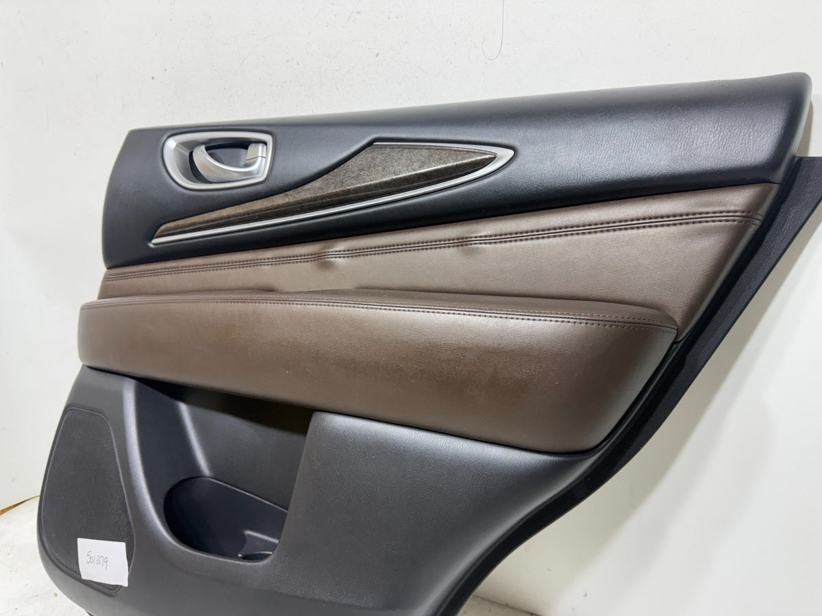2015 Infiniti QX60 right passenger rear back door interior trim panel switch OEM