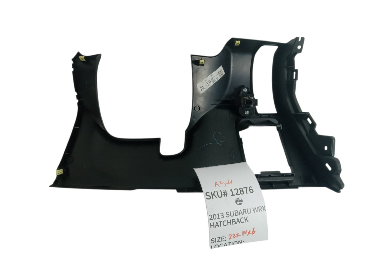 2011-2014 Subaru Impreza Left Dash Kick Panel Under Lower Colum OEM 12876