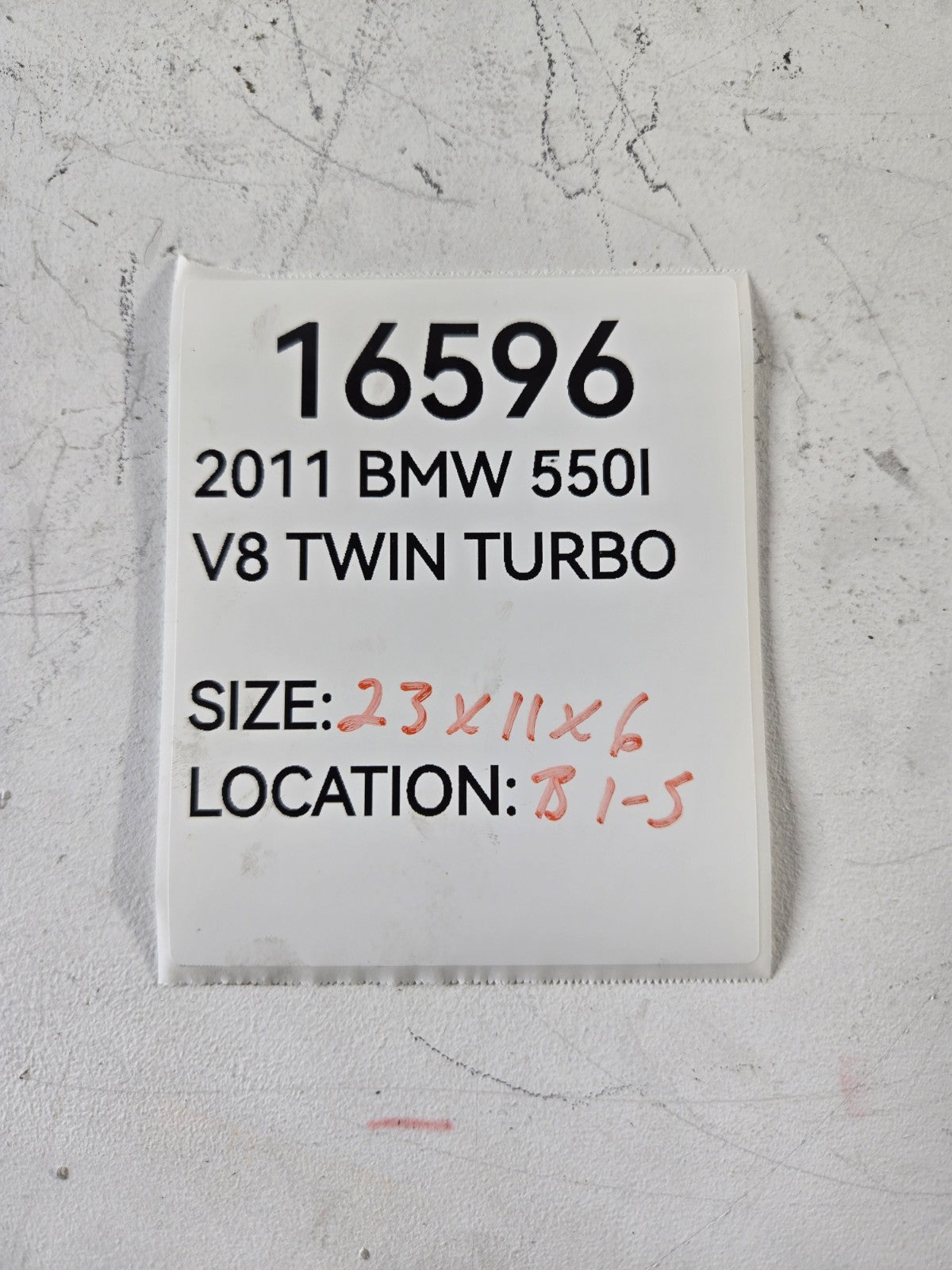 2010 2017 BMW 5 Series 550i 4.4L RWD Engine Oil Cooling Hose Line Pipe Tube OEM