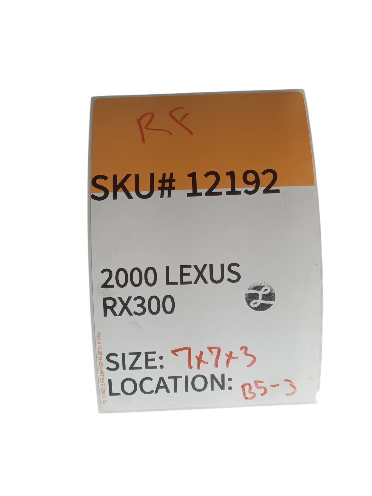1998 2003 Lexus ES ES300 RX RX300 Left Front Engine Mount Brackets OE 1231620030