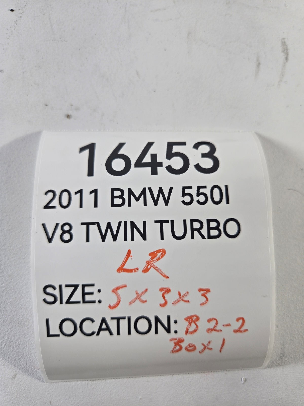 2010 2016 BMW 528i 535d Left Driver Side Rear Wheel Speed ABS Sensor OEM