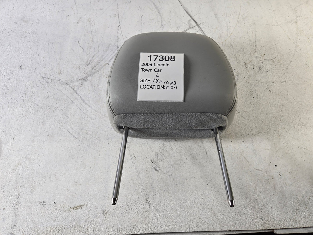 2004 Lincoln Town Car Left Driver Side Front Seat Headrest Head Rest OEM Gray