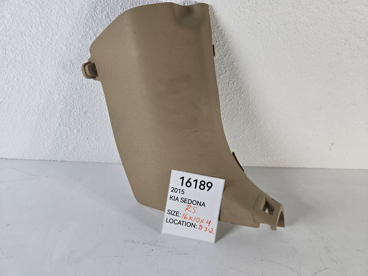 2015 2021 Kia Sedona Right Passenger Front Cowl Kick Trim Cover OEM 85824A9000
