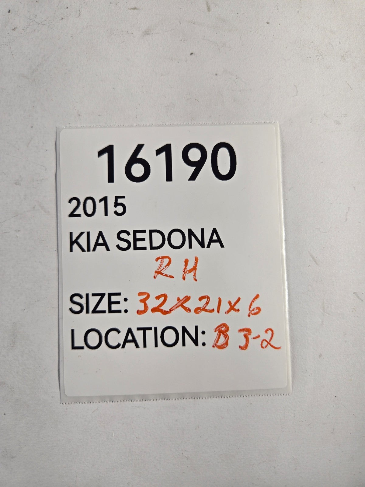 2015 2018 Kia Sedona Right Passenger B Pillar Lower Trim W Sliding Door Switch
