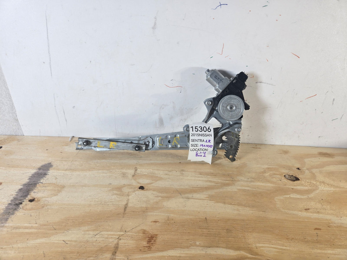2013-2019 Nissan Sentra Left Rear Door Window Regulator Motor 827214KH0B OEM 306