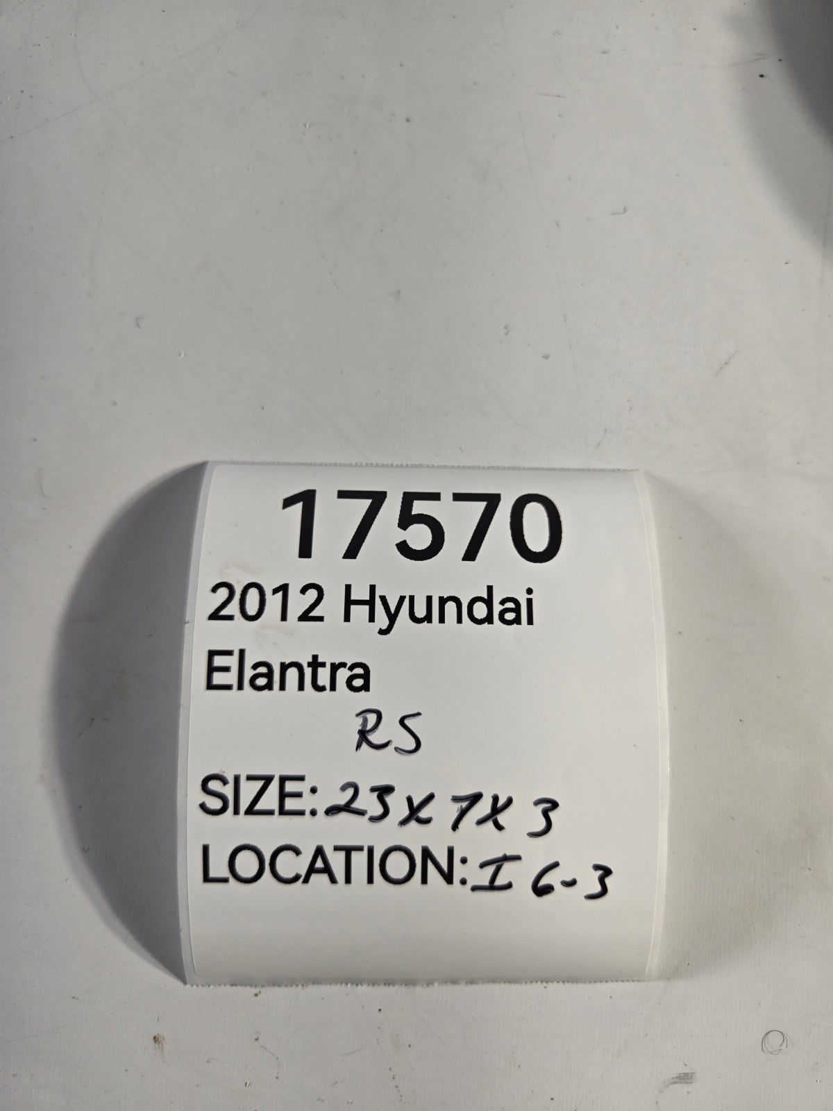 2011 2013 Hyundai Elantra Right Passenger Dash Side Trim Panel Crash Pad OEM