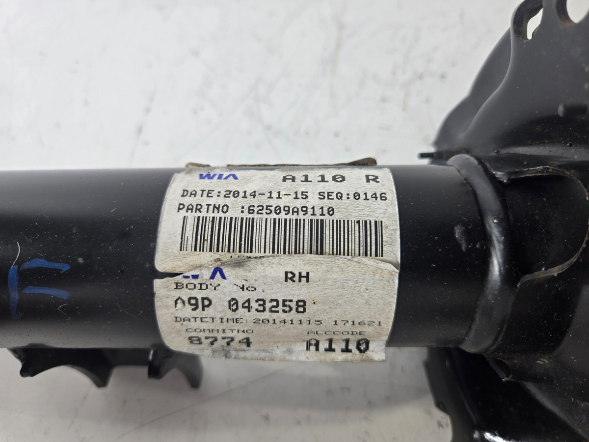 2015 2018 Kia Sedona Right Passenger Front Suspension Shock Absorber Coil Spring