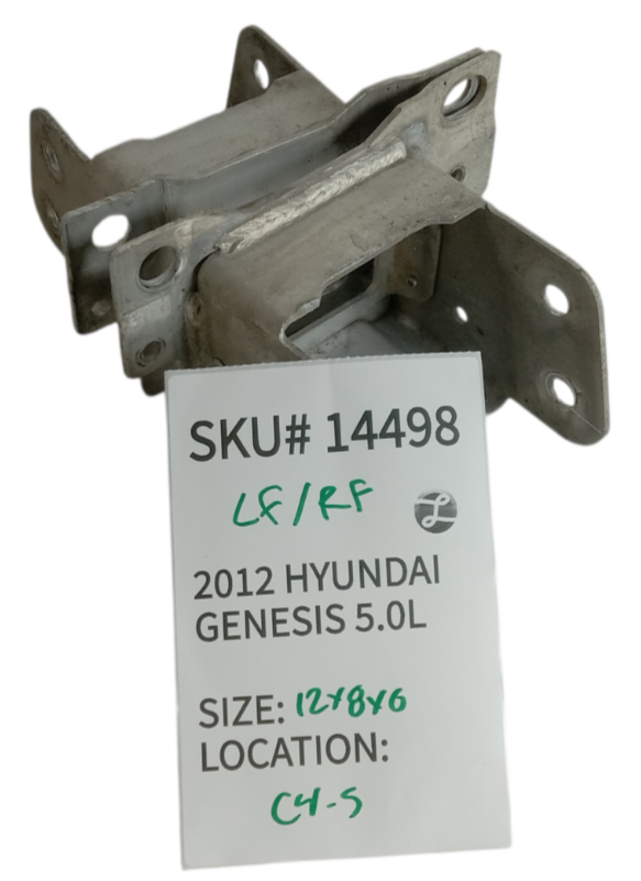 2009 2014 Hyundai Genesis Left Right Front Bumper Impact Bar Rail Bracket OEM