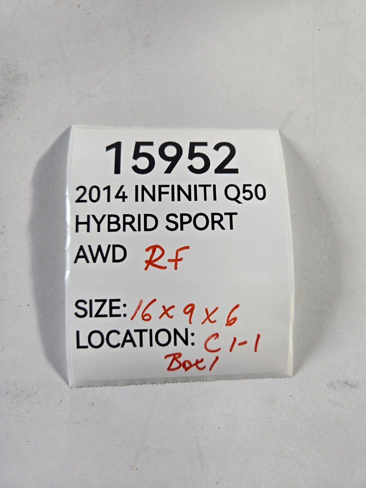 2014 2020 Infiniti Q Q50 Right Passenger Side Front Seat Headrest Head Rest OEM