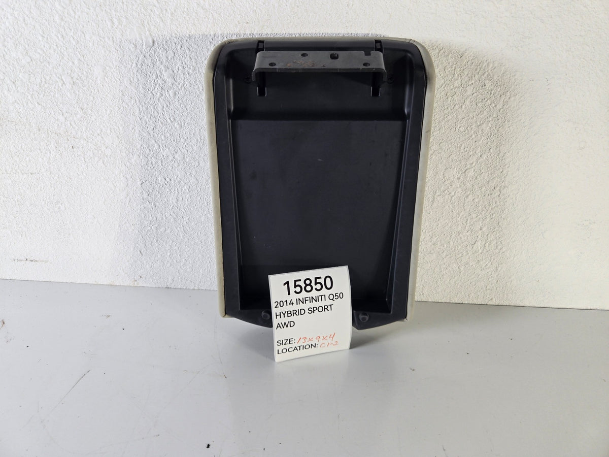 2014 2015 2016 Infiniti Q50 Center Console Arm Rest Lid Cover OEM 969204GA0C