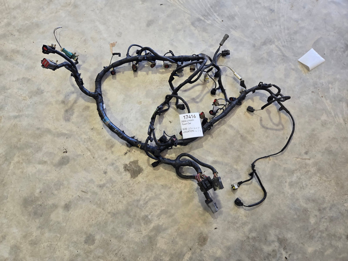 2004 Lincoln Town Car Engine Wire Wiring Harness OEM 3W7112B637N5P4G