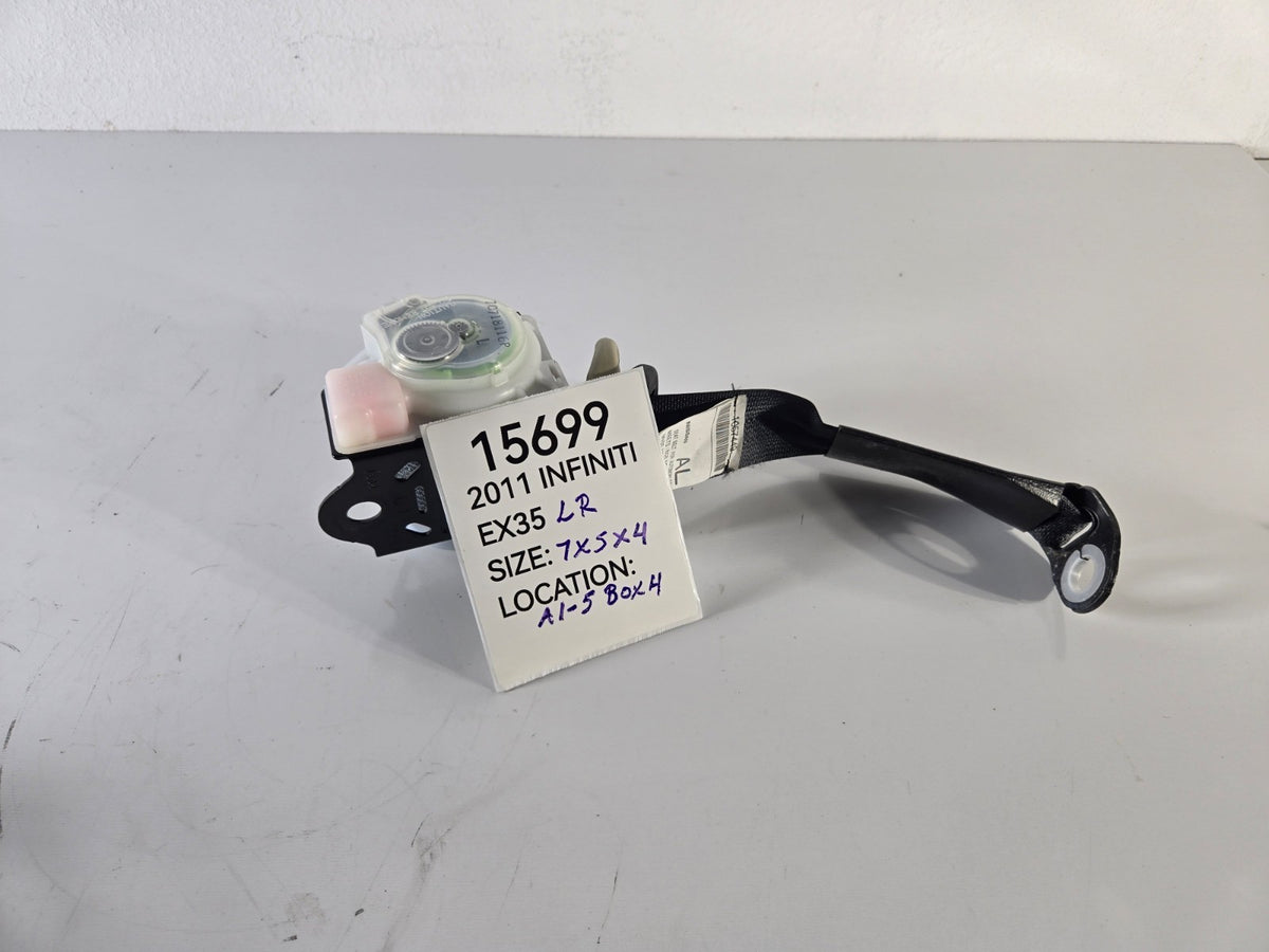 2011 2017 Infiniti EX35 EX37 QX50 Left Driver Side Rear Seat Belt Retractor OEM