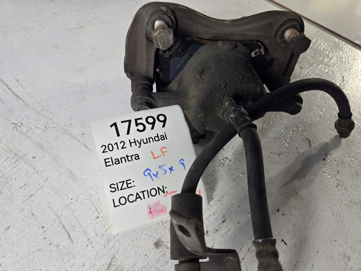 2011 2013 Hyundai Elantra Left Driver Side Front Wheel Brake Caliper OEM
