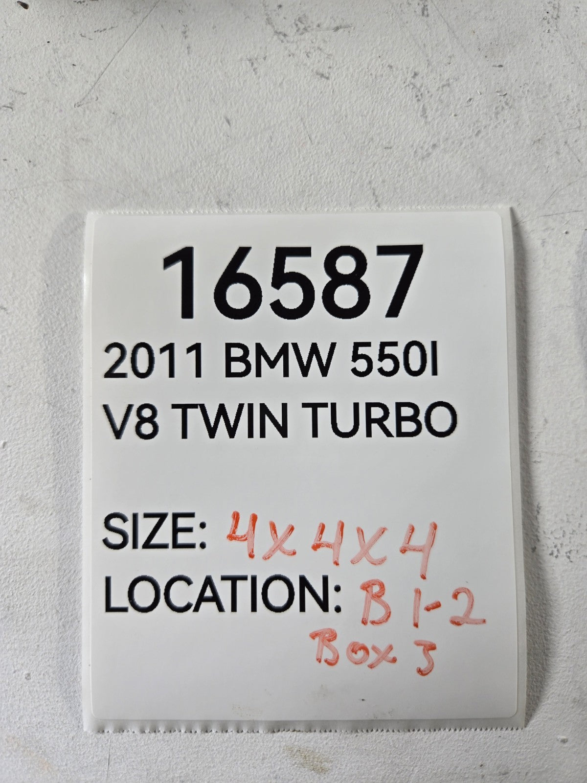 2010 2013 BMW 5 Series 550i 4.4L High Pressure Fuel Pump Assembly OEM 0261520068