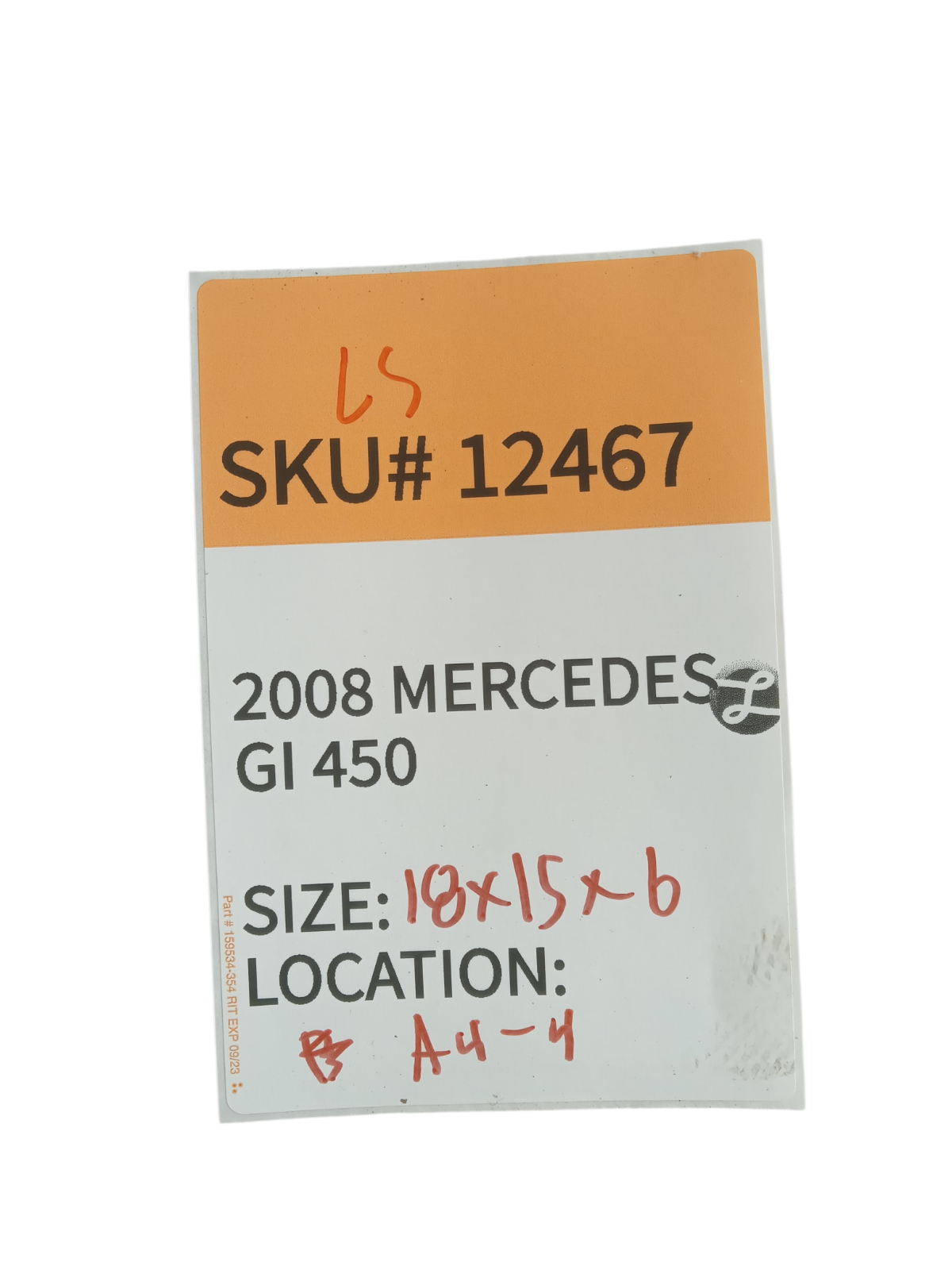 2008-2014 Mercedes-Benz GL450 Left Front Lower Kick Panel Trim Cover OEM 12467