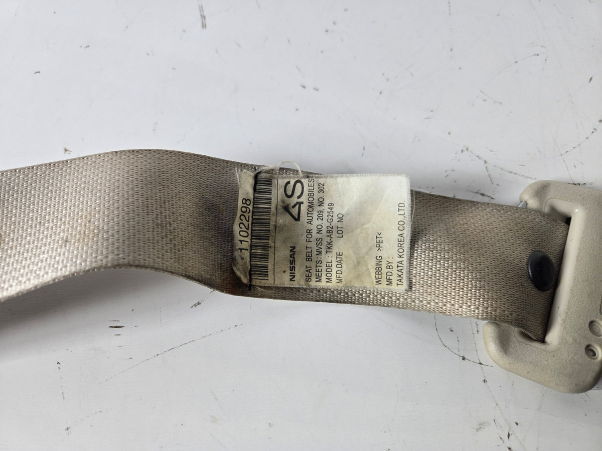 2014 2017 Infiniti Q50 Left Driver Side Rear Seat Belt Retractor OEM 888444HB0B