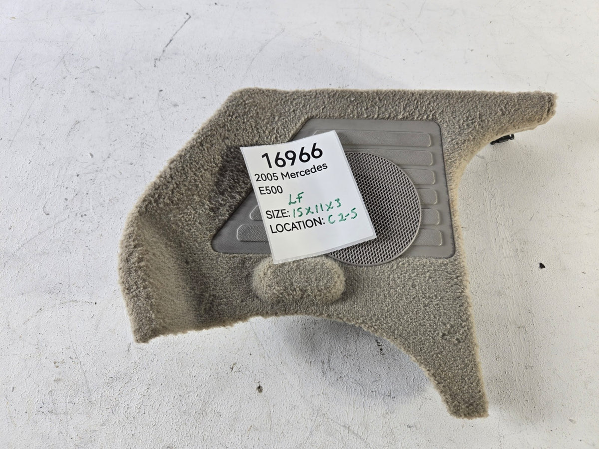 2003 2006 Mercedes Benz E320 E350 E500 Left Driver Front Cowl Kick Trim Speaker