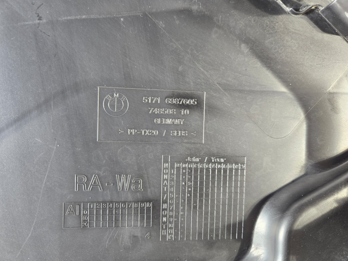 2010 2016 BMW 528i 535d 550i Right Passenger Front Windshield Cowl Panel Cover