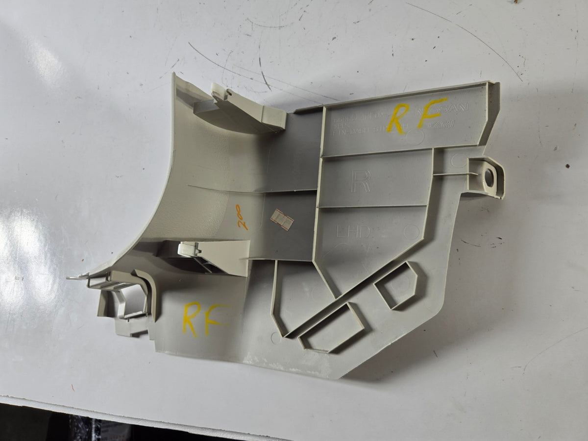 2014 2020 Infiniti Q50 Right Passenger Front Dash Kick Cowl Panel Trim Cover OEM