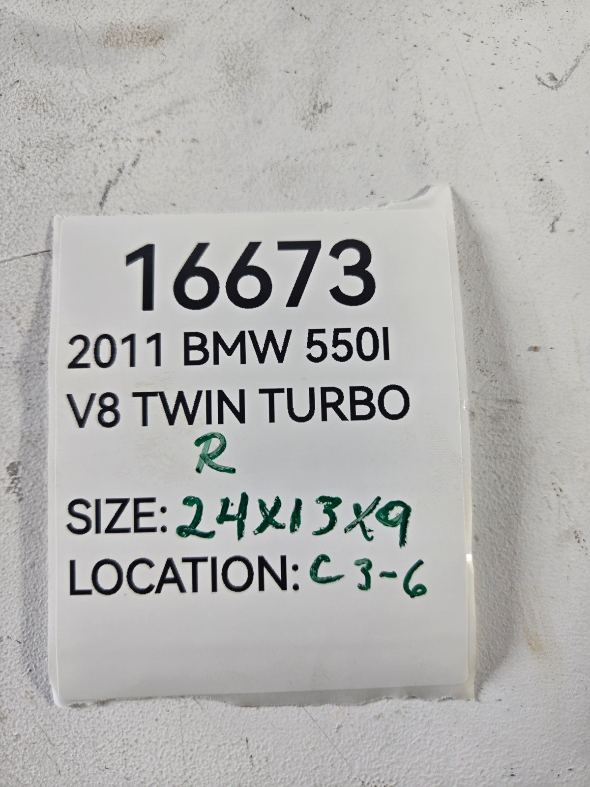 2010 2016 BMW 528i 550i Right Passenger Side Front Spindle Knuckle Hub OEM