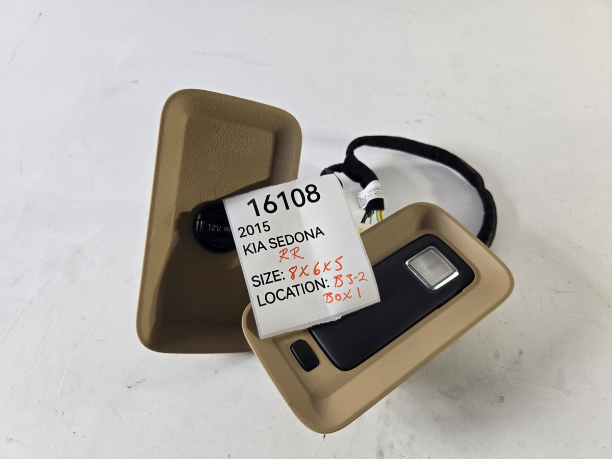 2015 2018 Kia Sedona Charge Tray Assembly Cargo Area OEM 92650A9000DAA